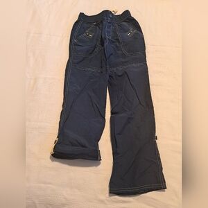 Lands' End boys size 7 blue light weight convertible bottom pants, Unisex EUC